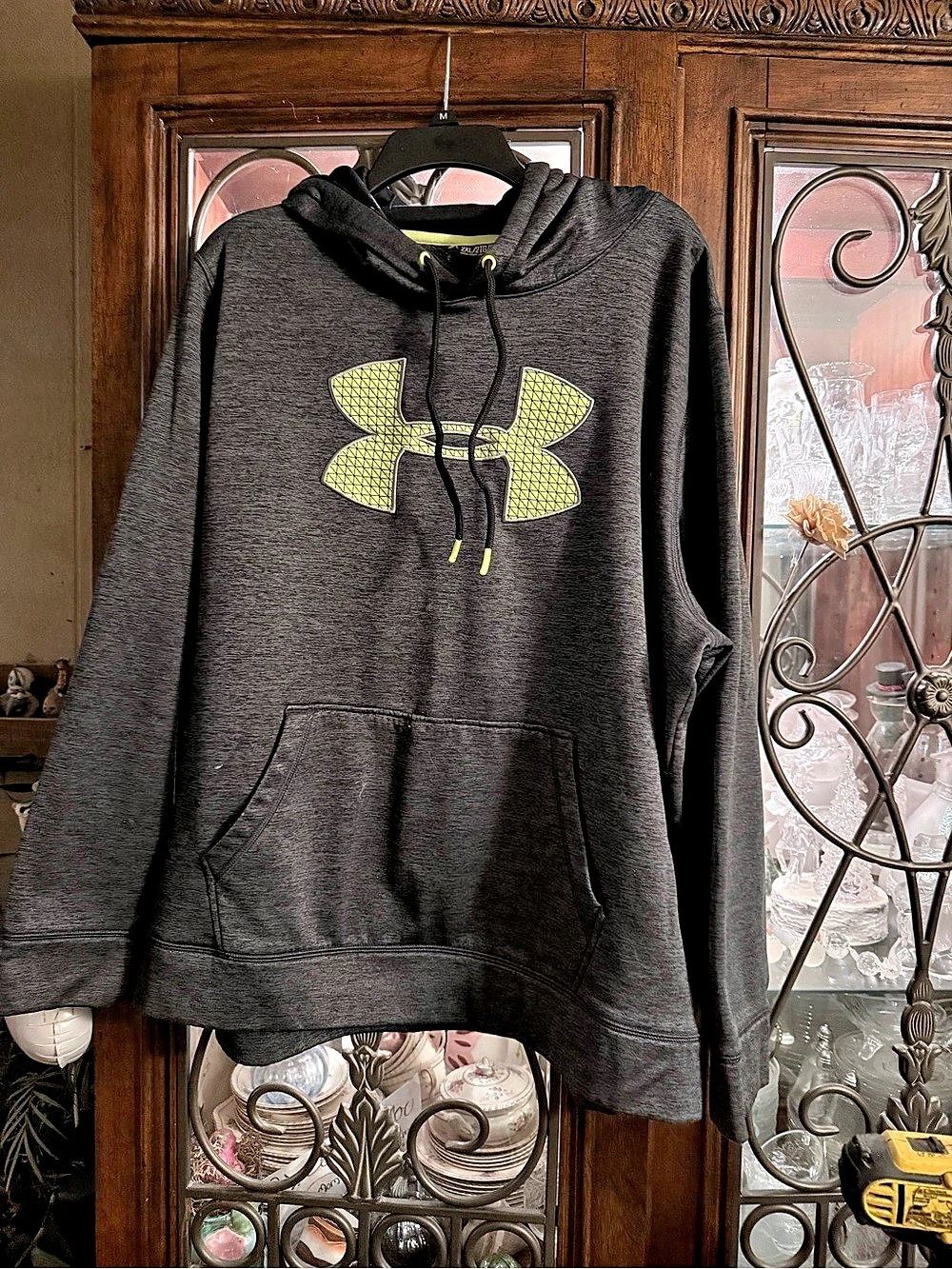 Under Armour Storm Armour Fleece Big Logo Hoodie Men's Gray XL